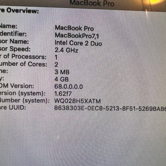 Apple MacBook Pro 13.3" Laptop Mid 2010 4GB | 240-GB SSD | 2.4 GHz Core 2 Duo - Picture 3 of 10